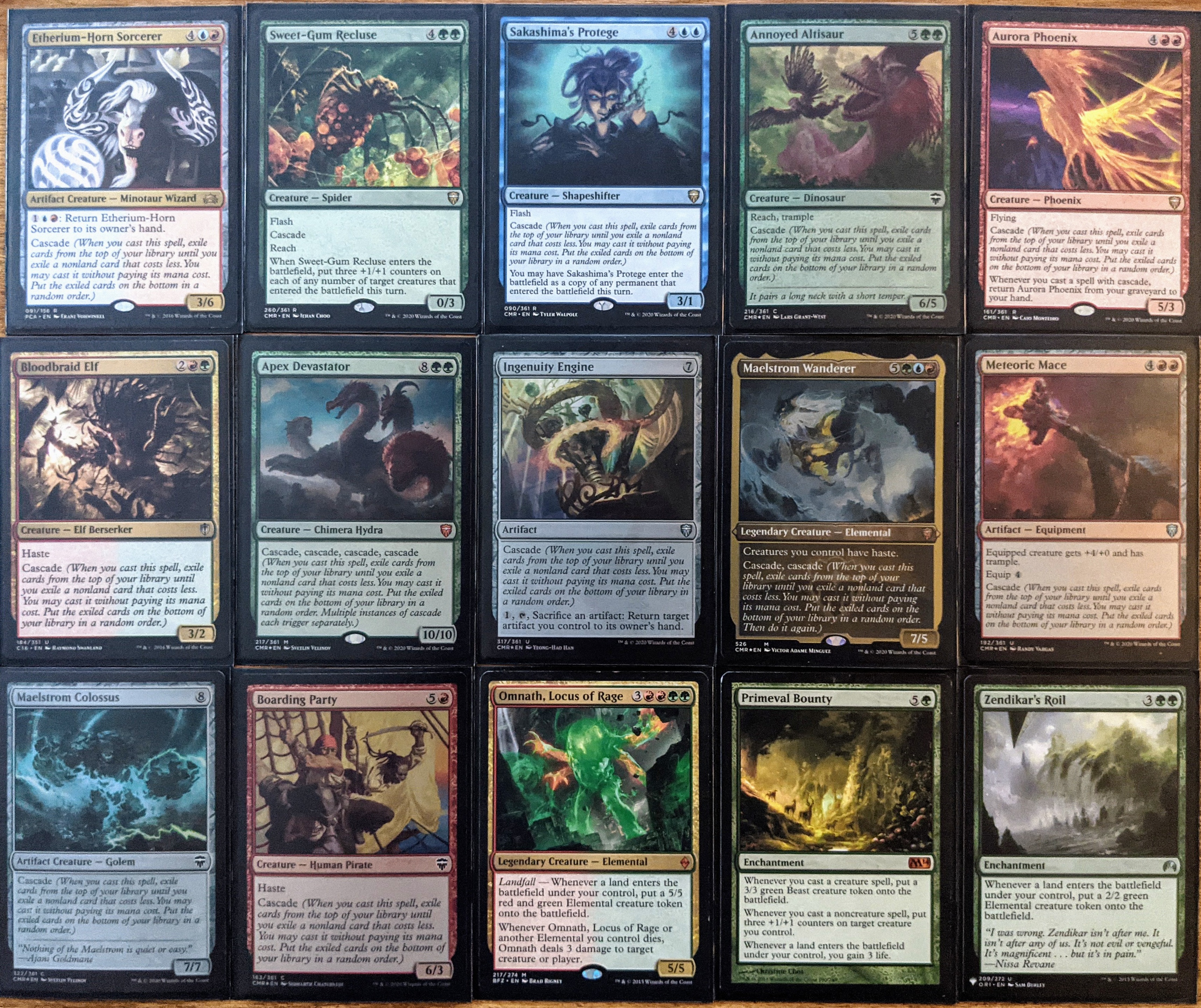 Averna, the Chaos Bloom - Cascade EDH Deck (Custom 100 Card Commander Deck)